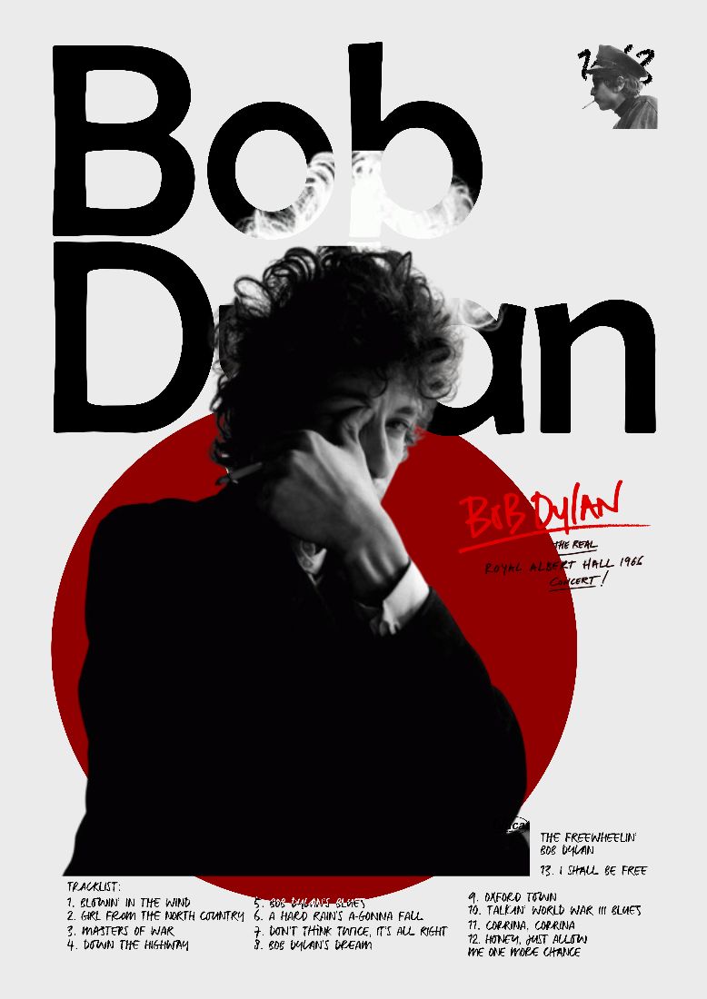 Cartell The Freewheelin' Bob Dylan