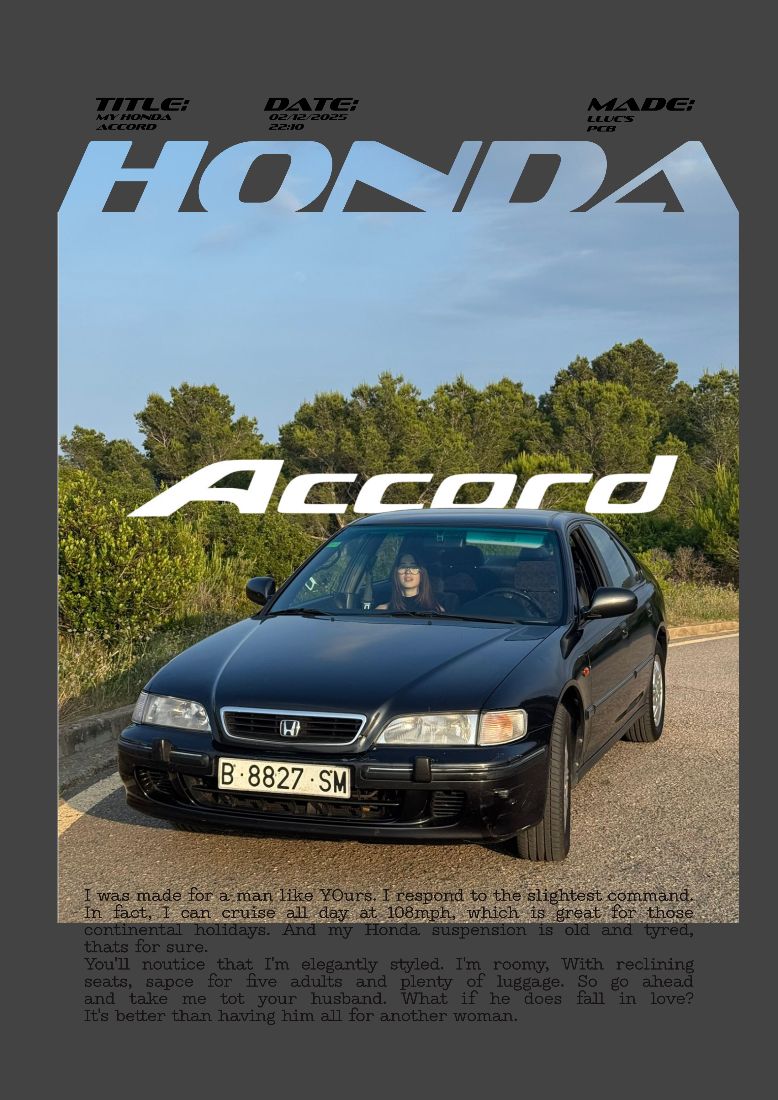 Cartell Honda Accord