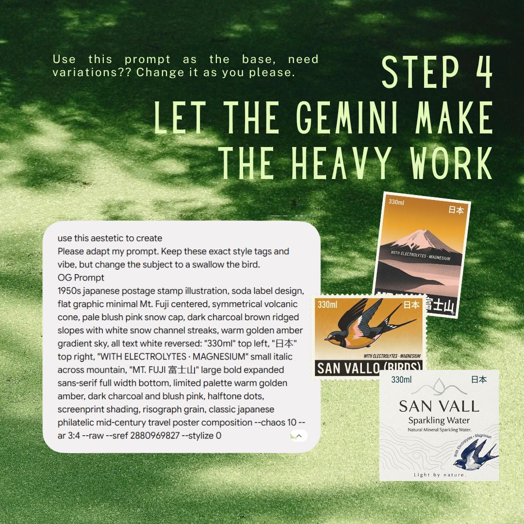 Pas 4: Let Gemini make the heavy work